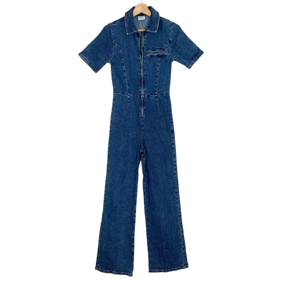 Urban Outfitters BDG Hello Sunshine Denim Jumpsuit Size Small - Picture 4 of 12